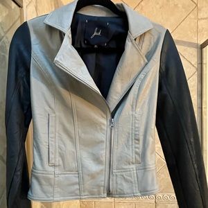 Faux leather jacket